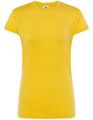 Goedkope Dames T-shirt JHK Regular Comfort Mustard heather